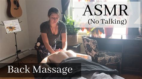 asmr massage uk|back massage no talking.